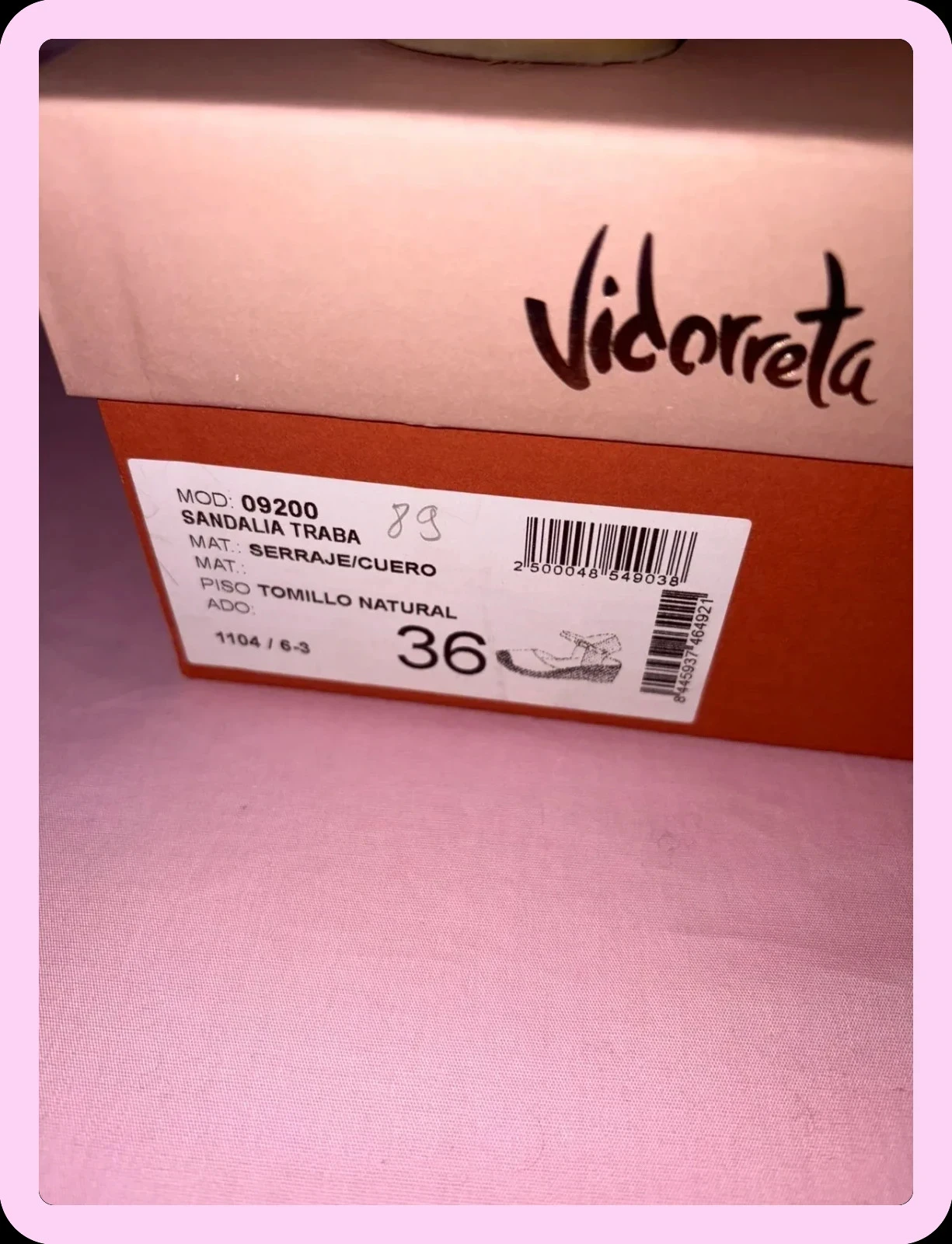 Sapatos de verão feminino Vidorreta tamanho 36 – photo 7